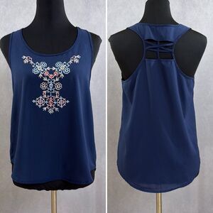 NWOT Yahada Embroidered Tank Top